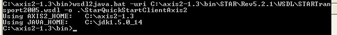 Axis 2 Generate Client Code