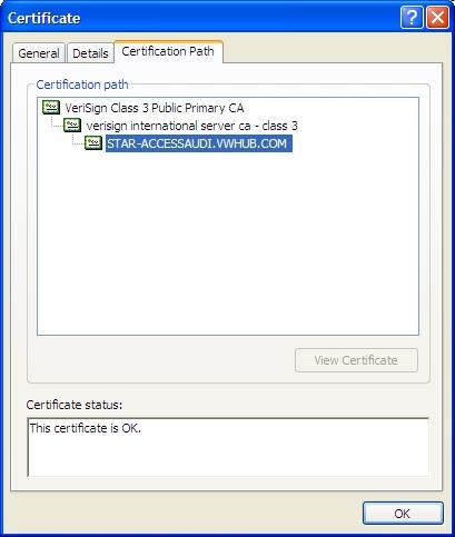 Example of Certificate Signed by Third Party CA