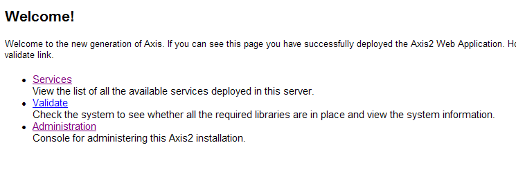 Axis 2 Deploy Service